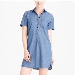 J crew chambray shirt dress